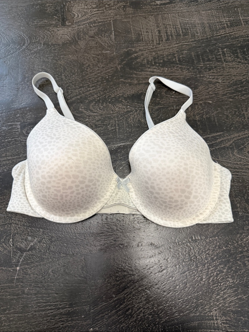 Maidenform Cream Leopard Lightly Padded T-Shirt Bra